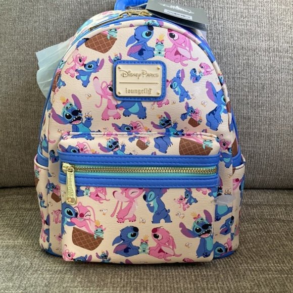 Bags Nwt Stitch And Angel Loungefly Mini Backpack Lilo Stitch Poshmark
